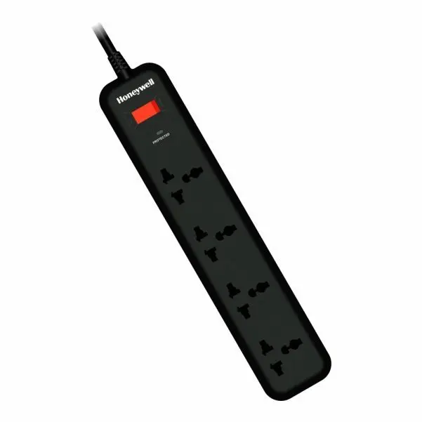 Honeywell 4 Socket Surge Protector Extension Board