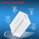 Honeywell Zest Charger GaN 45W, Ultra-Fast Wall Charger - Image 4
