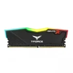TeamGroup T-Force Delta RGB 8GB (8GBx1) DDR4 3200MHz CL16 Desktop Ram (Black)