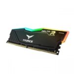 TeamGroup T-Force Delta RGB 8GB (8GBx1) DDR4 3200MHz CL16 Desktop Ram (Black)