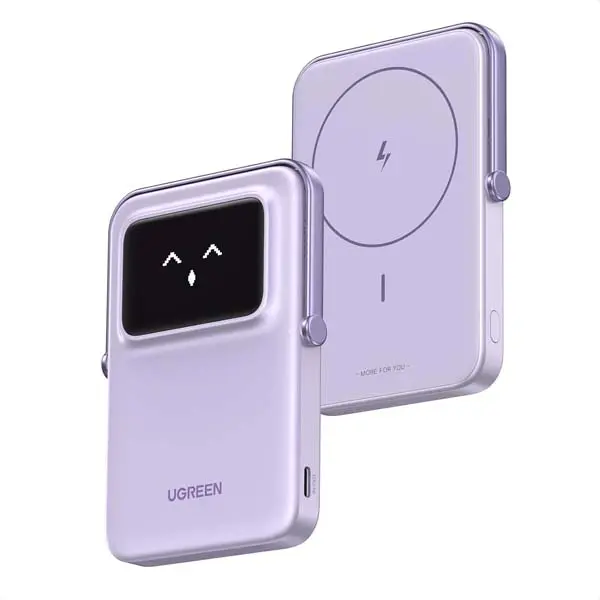 UGREEN PB571 Uno Magnetic Wireless Power Bank 5000mAh (Purple)