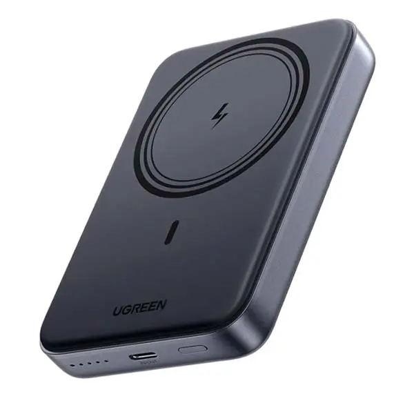 UGREEN PB561 10000mAh Magnetic Wireless Power Bank – Black