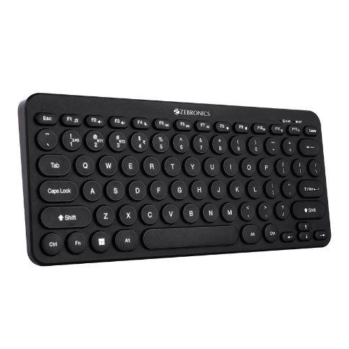 ZEBRONICS K4000MW Wireless Keyboard with 2 Bluetooth & 2.4 GHz Wireless Connection
