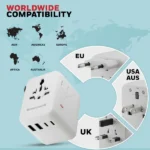 Honeywell Universal Travel Adapter 45W, 7 in 1 Fast Charging white - Image 4