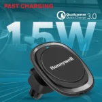 Honeywell Zest MagSafe 15W Black Wireless Phone Mount Car Charger, HC000056/CHG/BLK/MS/15W - Image 3