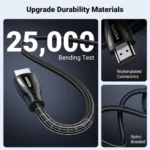 Ugreen HD140 Hdmi Male To Male Braided Cable 5M-80405 - Image 4
