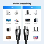 Ugreen HD140 Hdmi Male To Male Braided Cable 5M-80405 - Image 5
