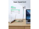 Ugreen NW153 Cat8 Shielded Round Braided Cable Modular Plugs 5M-80433 - Image 4