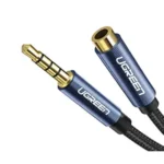 Ugreen AV118 3.5mm Male to 3.5mm Female Extension Braid 1m Black-40673