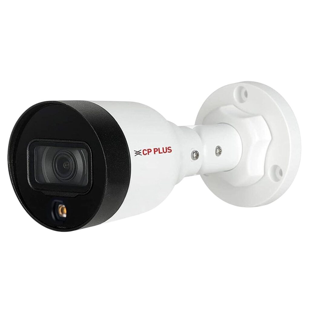 CP PLUS 4MP Full HD IR Bullet CCTV Camera with Built-in Mic, 3.6mm Lens & Color Night Vision – CP-UNC-TA41L3C-LQ