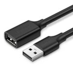 Ugreen US103 USB 2.0 A Male to A Female Cable 1m (Black)-10314 - Image 5