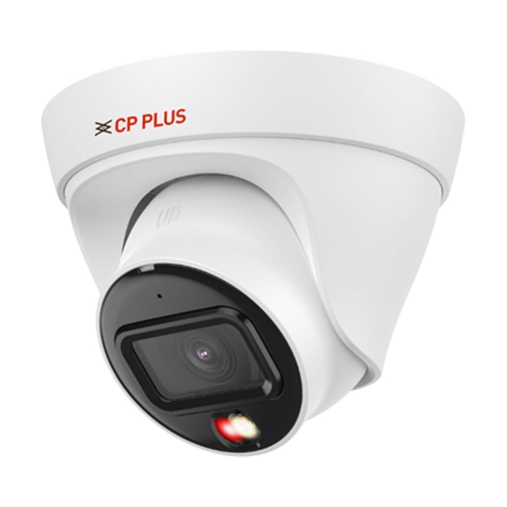 CP PLUS 2MP Full Color Network Dome Camera with Built-in Mic – 30M Night Vision, PoE & IP67 Weatherproof CCTV Camera (CP-UNC-DA21L3C-LQ-0360)