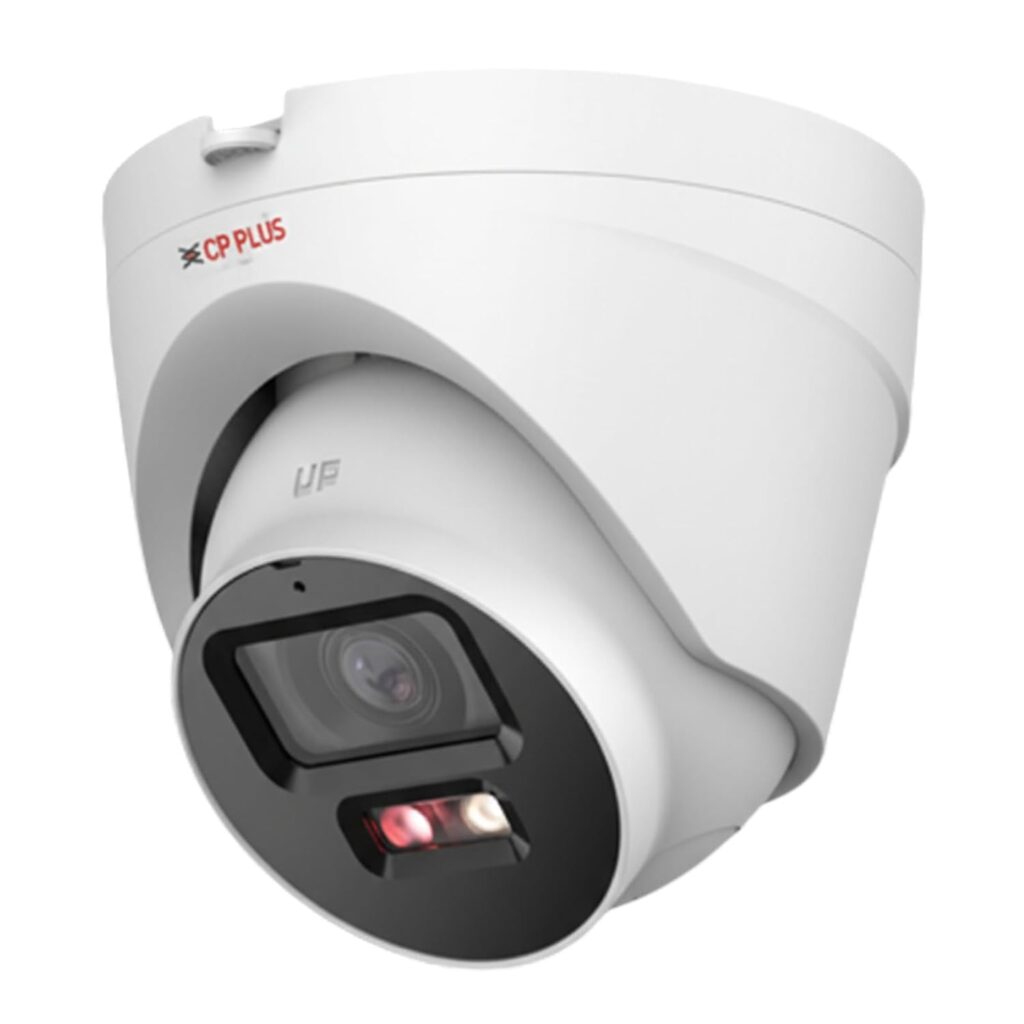 CP PLUS 2MP Full HD IR Dome CCTV Camera with Built-in Mic & Color Night Vision – CP-UNC-DA21L3B-LQ