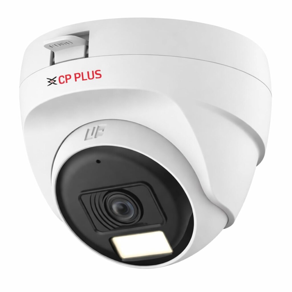 CP PLUS 5MP Full HD Color Night Vision Dome CCTV Camera – Indoor Wired Security Camera (CP-URC-DC51PL3C-L)