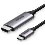 Ugreen MM142 Usb-C To Hdmi Male To Male Cable Aluminum Shell 1.5M (Gray Black)-50570