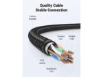 Ugreen NW153 Cat8 Shielded Round Braided Cable Modular Plugs 5M-80433 - Image 6