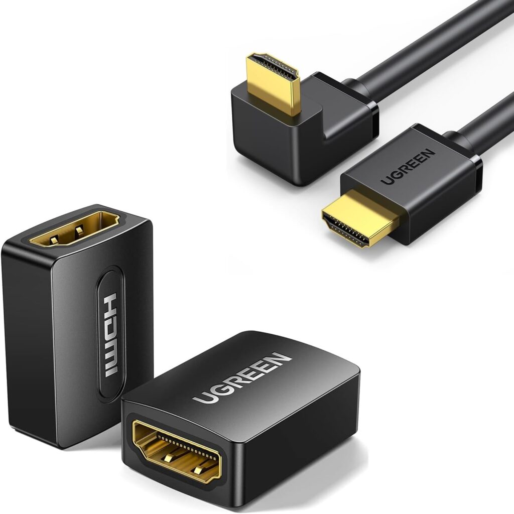 Ugreen HD103 HDMI Cable Right Angle 90 Degree 2m (Black)-10173