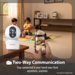 CP PLUS EZ-P34Q 3MP Wi-Fi PT camera (Indoor) FULL COLOUR NIGHT VISION - Image 2