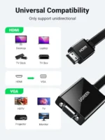 Ugreen MM103 Hdmi To Vga Converter 25Cm (Black)-40248 - Image 4
