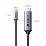 Ugreen CM565 USB-C to HDMI 8K Cable 1.5m-90451 - Image 2