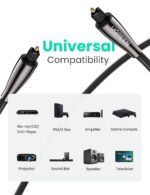 Ugreen AV122 Toslink Optical Audio Cable 1m (Black)-70890 - Image 3