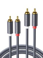 Ugreen AV104 2RCA Male to 2RCA Male Cable 1m (Black)-30747 - Image 4