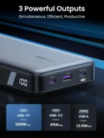 Ugreen Pb205 25000Mah 145W Two-Way Fast Charging Power Bank - 90597A