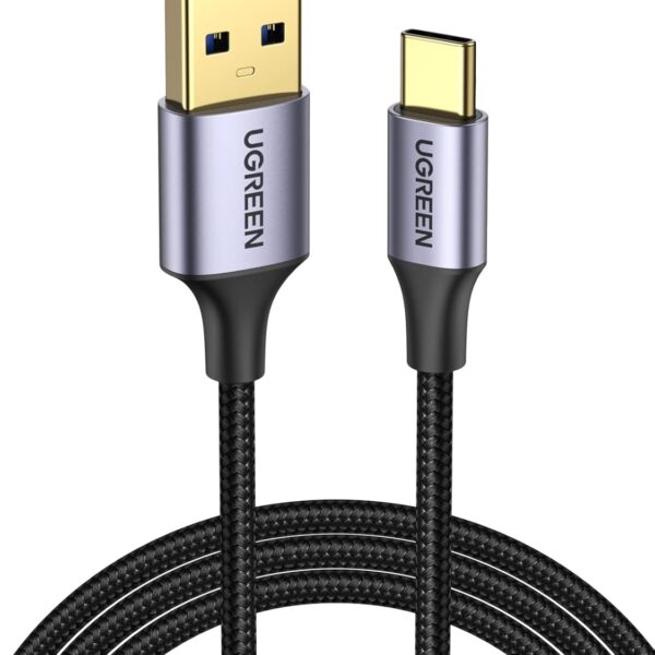 UGREEN US287 USB-A to USB-C Fast Charging Cable 3A Max Black 3m-60826