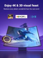 Ugreen HD119 4K Hdmi Cable Male To Male Braided 1M-30999 - Image 3