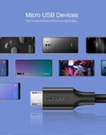 UGREEN US289 USB-A to Micro USB Cable 2A Max Black 2m-60138 - Image 5