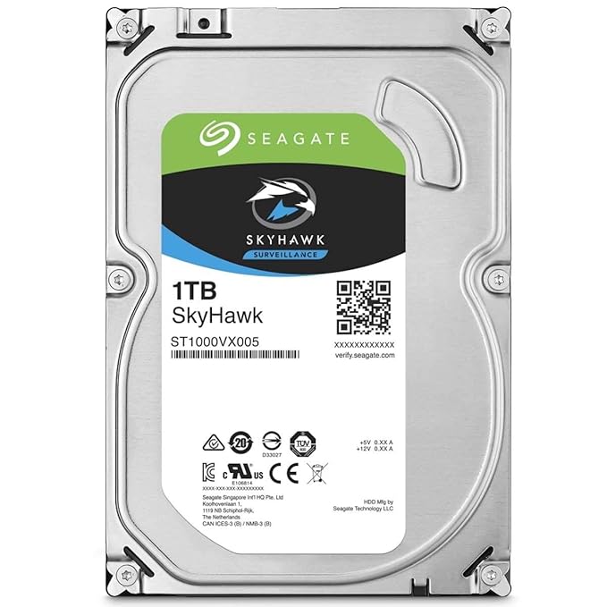 Seagate 1TB Internal Surveillance Hard Drive for CCTV Cameras & DVRs