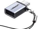 Ugreen US270 Type C to USB 3.0 A Adapter Cable with Lanyard Space Gray-50283 - Image 2
