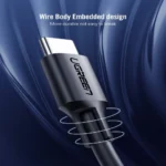 UGREEN US286 USB-C to USB-C 2.0 3A Cable 3m (Black)-60788 - Image 2