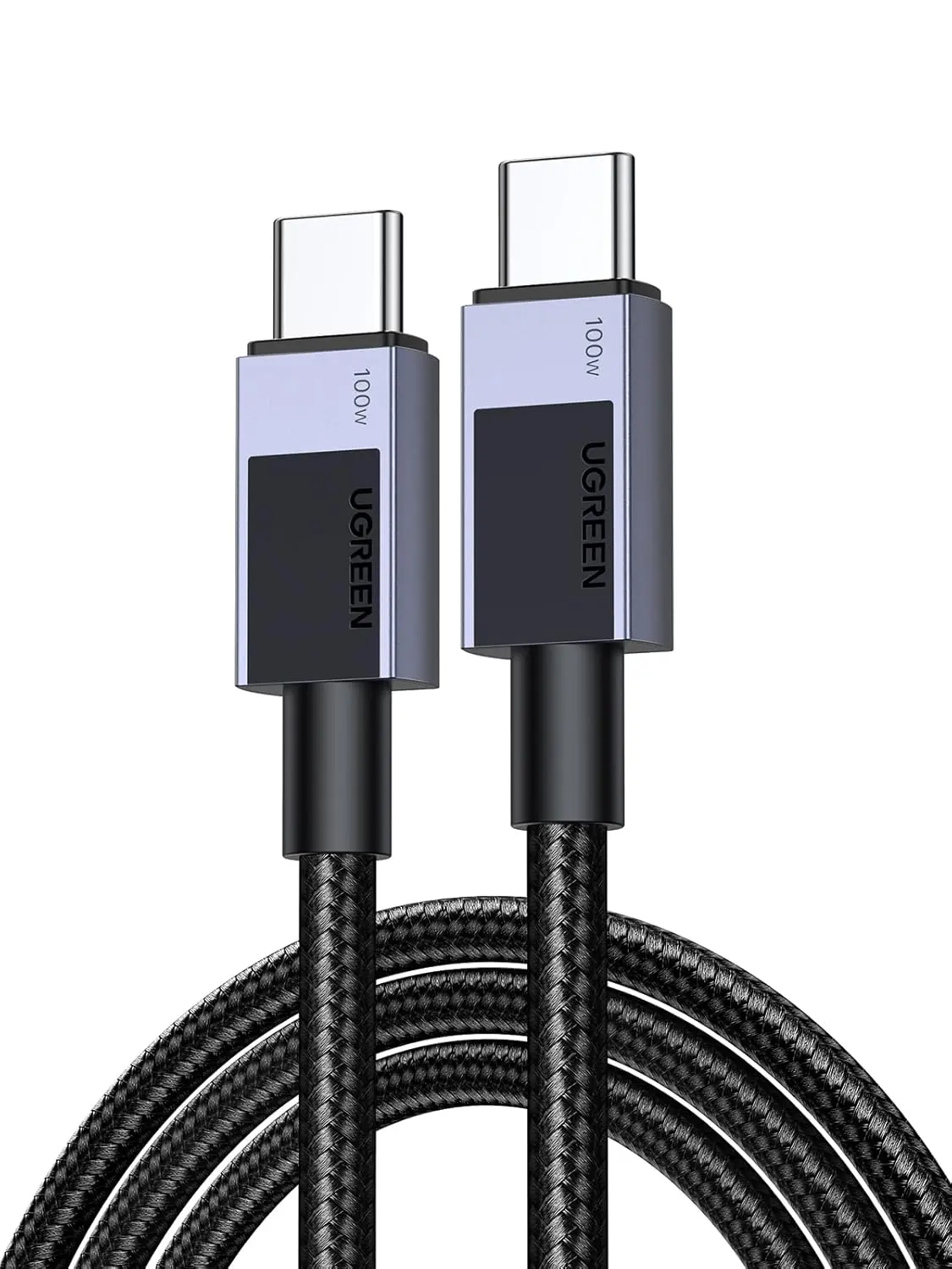 7115ZPLcOaL._SL1500_3f35368a-449b-4ffd-8913-0c4930b52e19 UGREEN L512 USB-C to USB-C PD Fast Charging Cable Space Gray 2m-45064