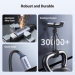 Ugreen CM450 Usb-C Male To 3.5Mm Male Audio Cable With Chip 1M-20192 - Image 3