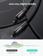 Ugreen AV122 Toslink Optical Audio Cable 1m (Black)-70890 - Image 5