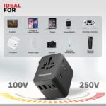 Honeywell 1 Pc 70W World Travel Adapter Black - Image 4