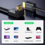 Ugreen HD103 HDMI Cable Right Angle 90 Degree 2m (Black)-10173 - Image 4