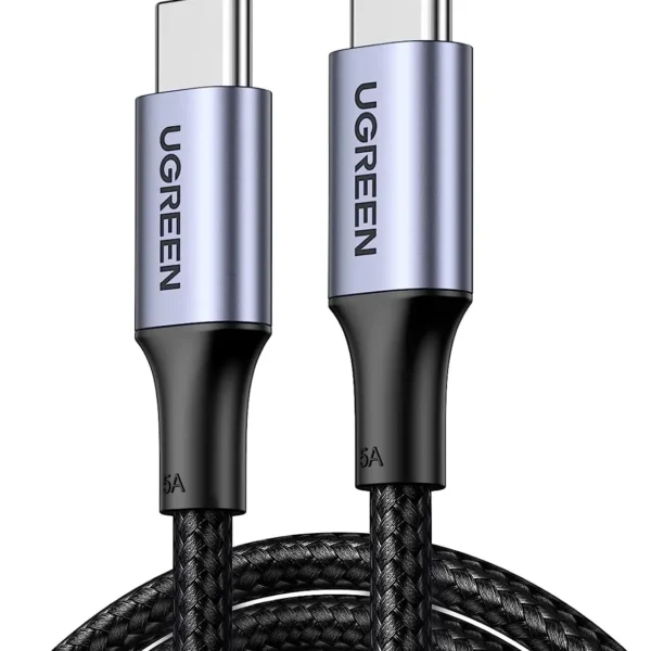 Ugreen US316 Usb-C Cable Aluminum Case With Braided 2M (Black)-70429
