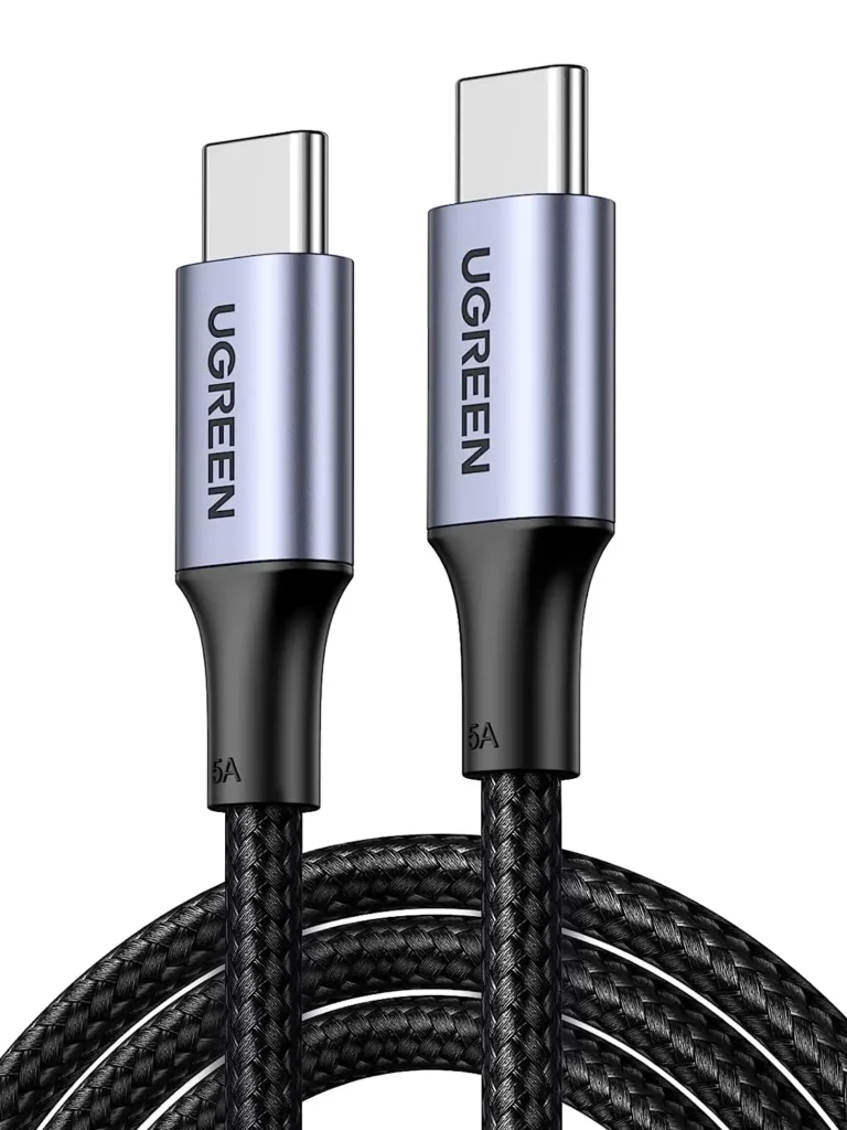 Ugreen US316 Usb-C Cable Aluminum Case With Braided 2M (Black)-70429