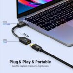 Ugreen Mini HDMI Male to HDMI Female Adapter Cable 22cm Black-20137 - Image 5