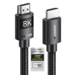 Ugreen HD140 Hdmi 8K Cable Male To Male Aluminum Alloy Shell Braided Black 2M-80403 - Image 4