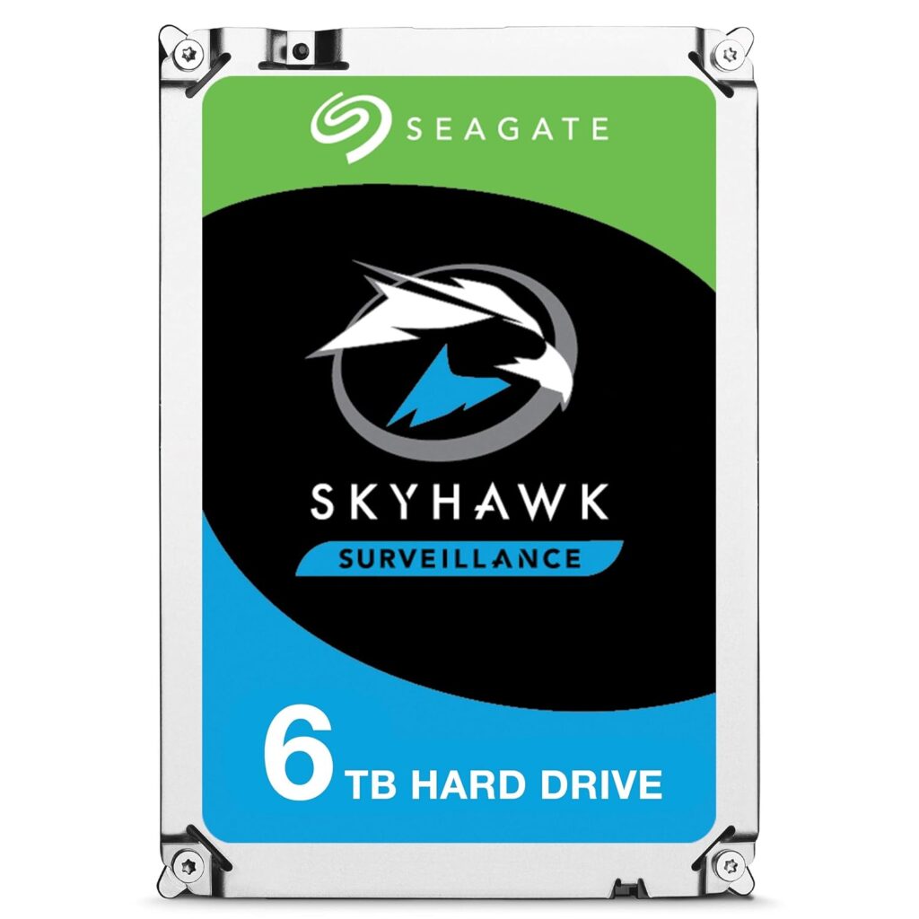 Seagate 6TB Internal Surveillance HDD – Optimized for Continuous CCTV Recording