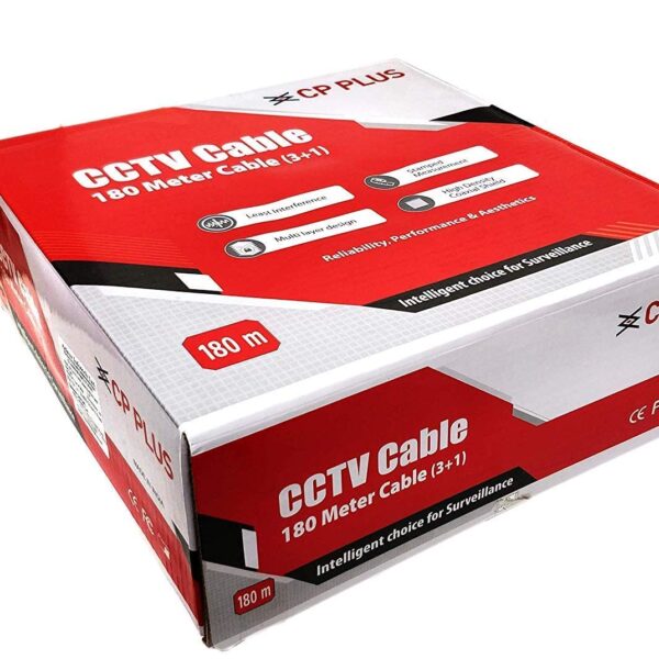 CP PLUS CP-ECC-180RS 3+1 CCTV Coaxial Surveillance Cable