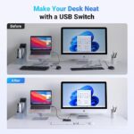 Ugreen US216 2 In 4 Out USB 2.0 Sharing Switch Box-30767 - Image 6