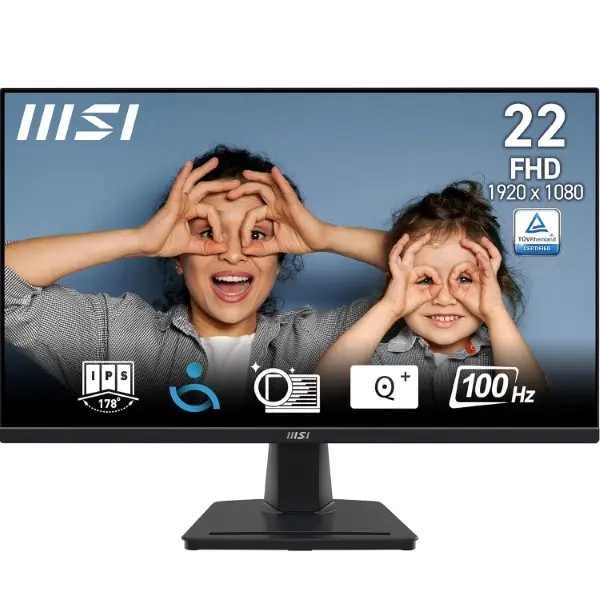 MSI PRO MP225 21.5 Inch Full HD IPS Monitor – Office & Home Productivity Display