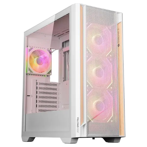 Zebronics Zeb-Spectra Premium Gaming Cabinet white