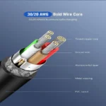 UGREEN US286 USB-C to USB-C 2.0 3A Cable 3m (Black)-60788 - Image 3