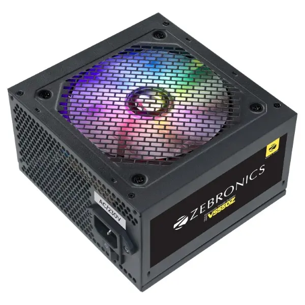 Zebronics VS550Z Premium Power Supply (Black)