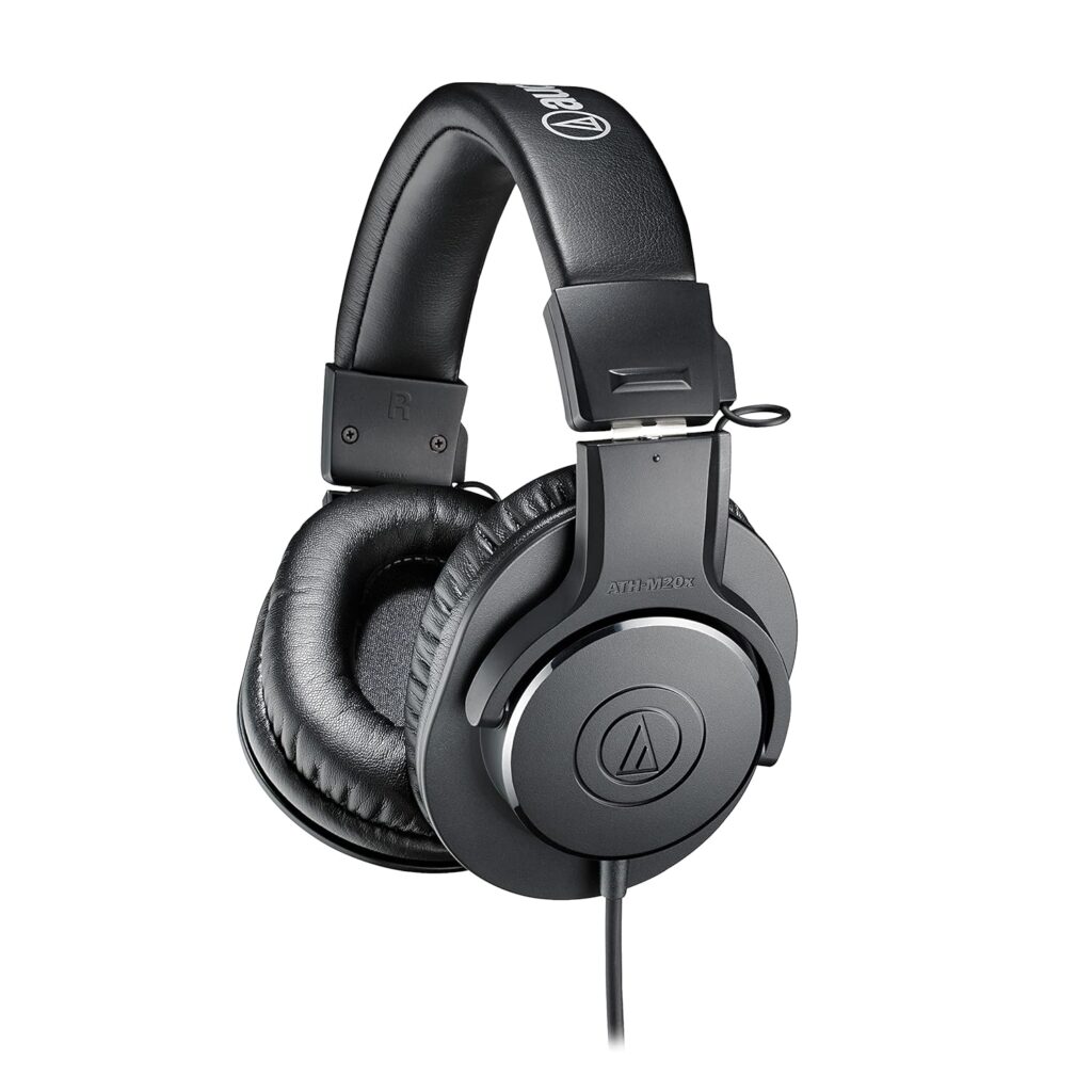Audio-Technica ATH-M20x Over-Ear Professional Studio Monitor Headphones